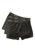 Pamuklu Likralı 3'lü Siyah Penye Boxer