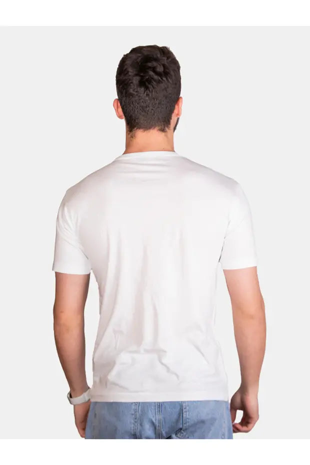 Baumwoll-T-Shirt mit Halbmond-Stern-Druck für Erwachsene zum 23. April