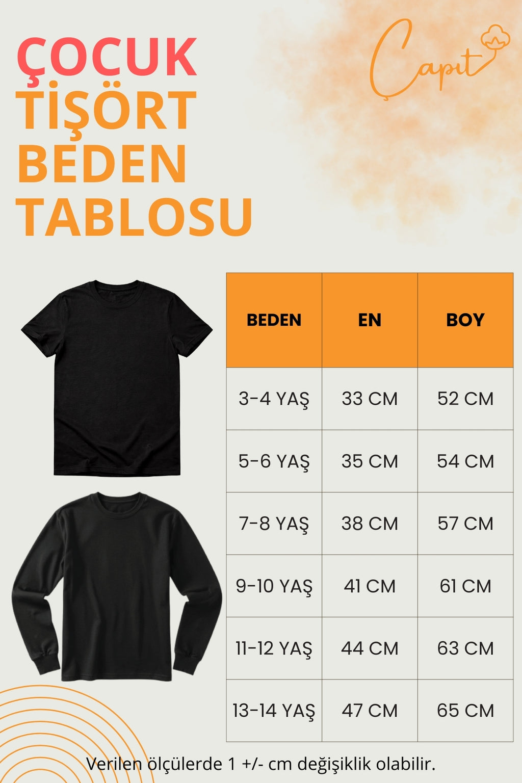 Kinder-T-Shirt aus Baumwolle mit Atatürk-Druck für den 23. April und 29. Oktober