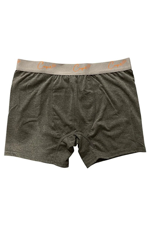 Pamuklu Likralı 3'lü Gri Melanj Penye Boxer