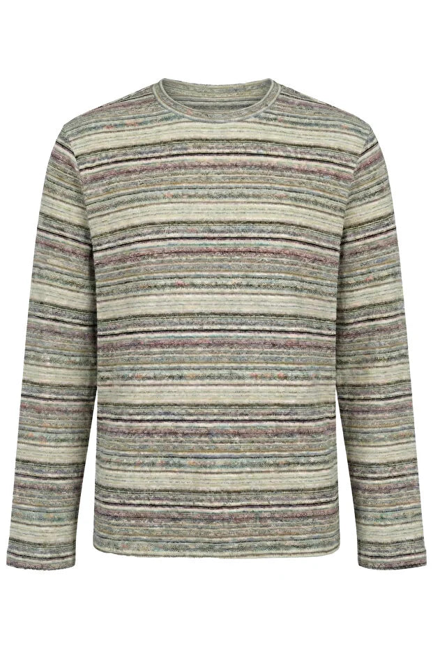 Bequemes Langarm-T-Shirt aus 100 % Bio-Baumwolle