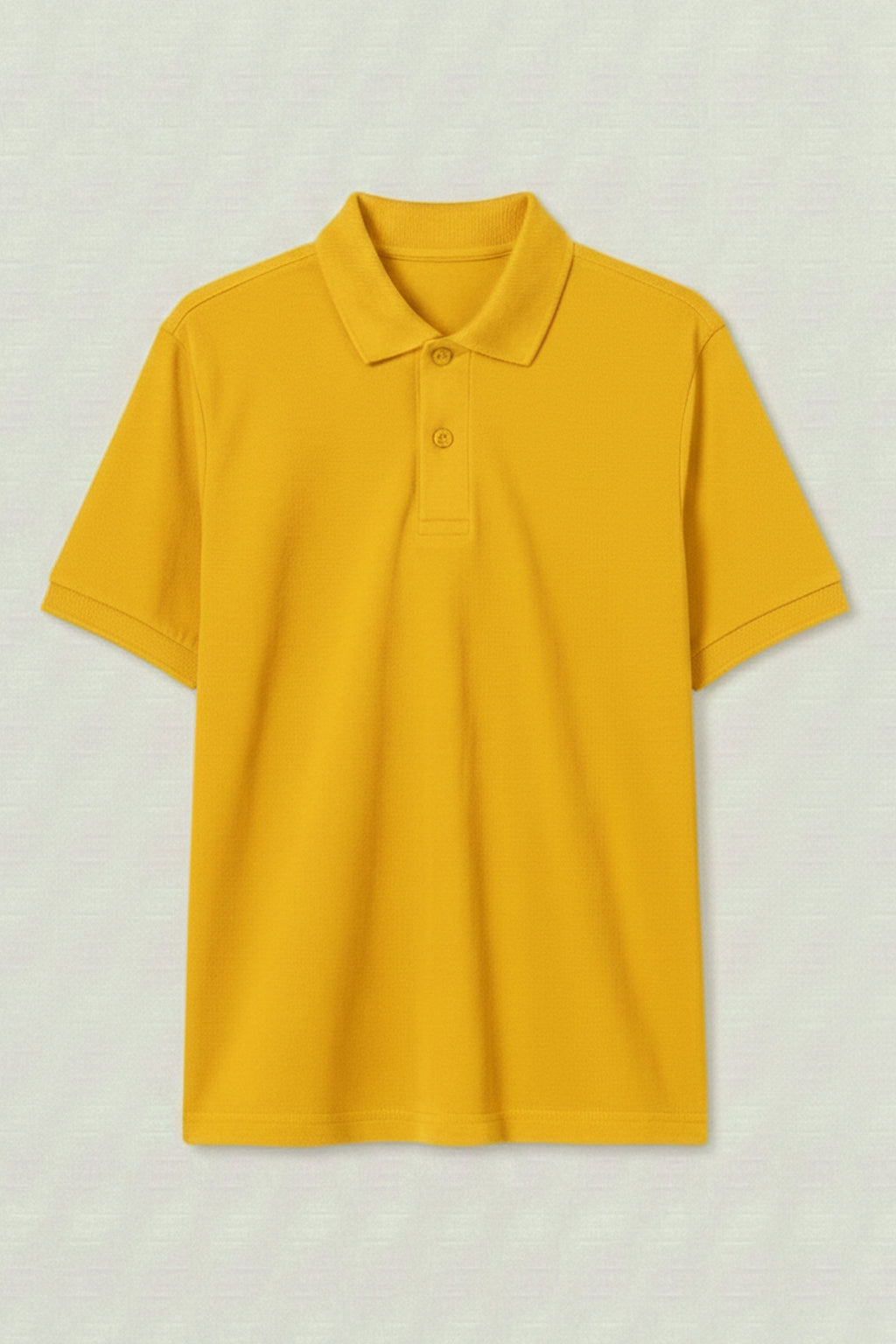 Yellow Short Sleeve Polo T-Shirt