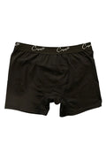 Pamuklu Likralı Siyah Penye Boxer